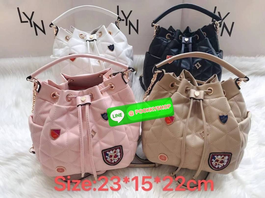 กระเป๋า Lyn สะพายข้าง ทรงขนมจีบ คอลเลคชั่นใหม่ งานแท้Outlet
