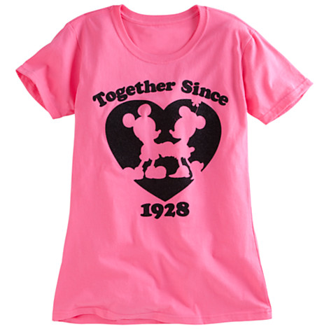 Mickey and minnie mouse tee for women(size L)(พร้อมส่ง)