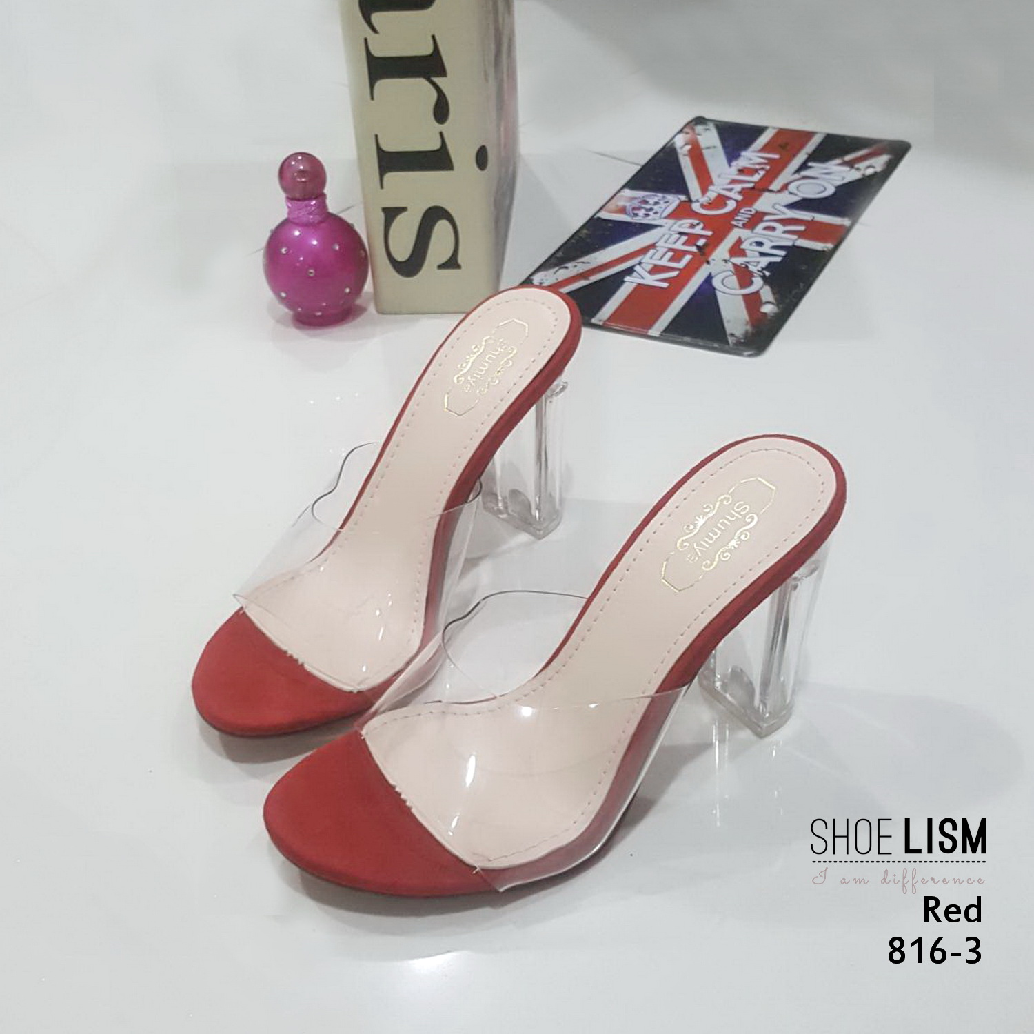 รองเท้าส้นสูง ส้นอะคลิลิก สวยหรู น่าใส่สุดๆ เป็นรองเท้าส้นแก้วที่อินมาก ใส่แล้วเชิดเลิศ ไปอีก 3 โลก มีความหรู ดูแพง ส้นแก้วยอมนางเลยคู่นี้ pu ใสๆใครว่าบาดเท้า เกรดนี้ พรีเมี่ยมจัดเต็ม ถ่ายจากสินค้าจริง