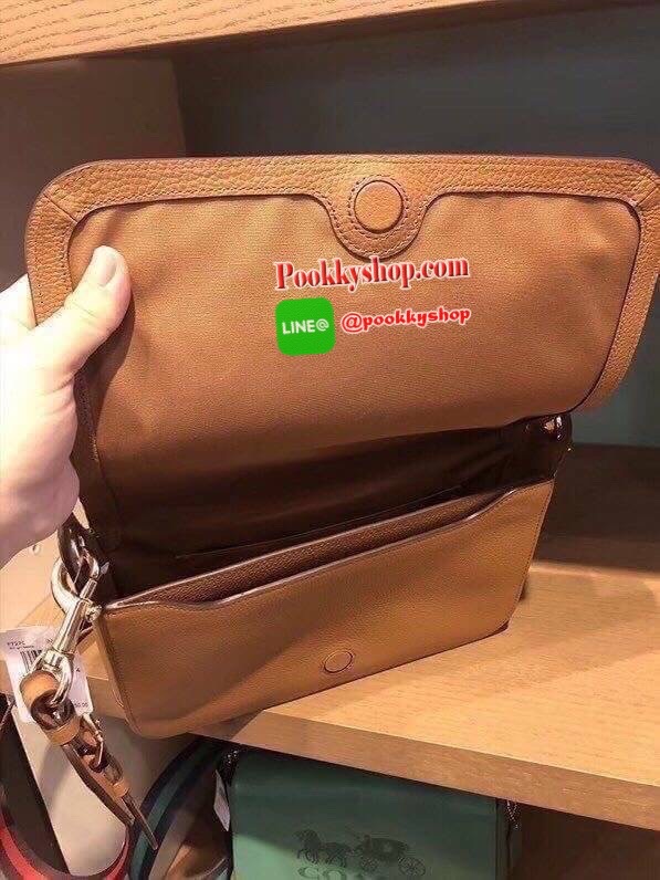 Coach Jess Leather Messenger Black