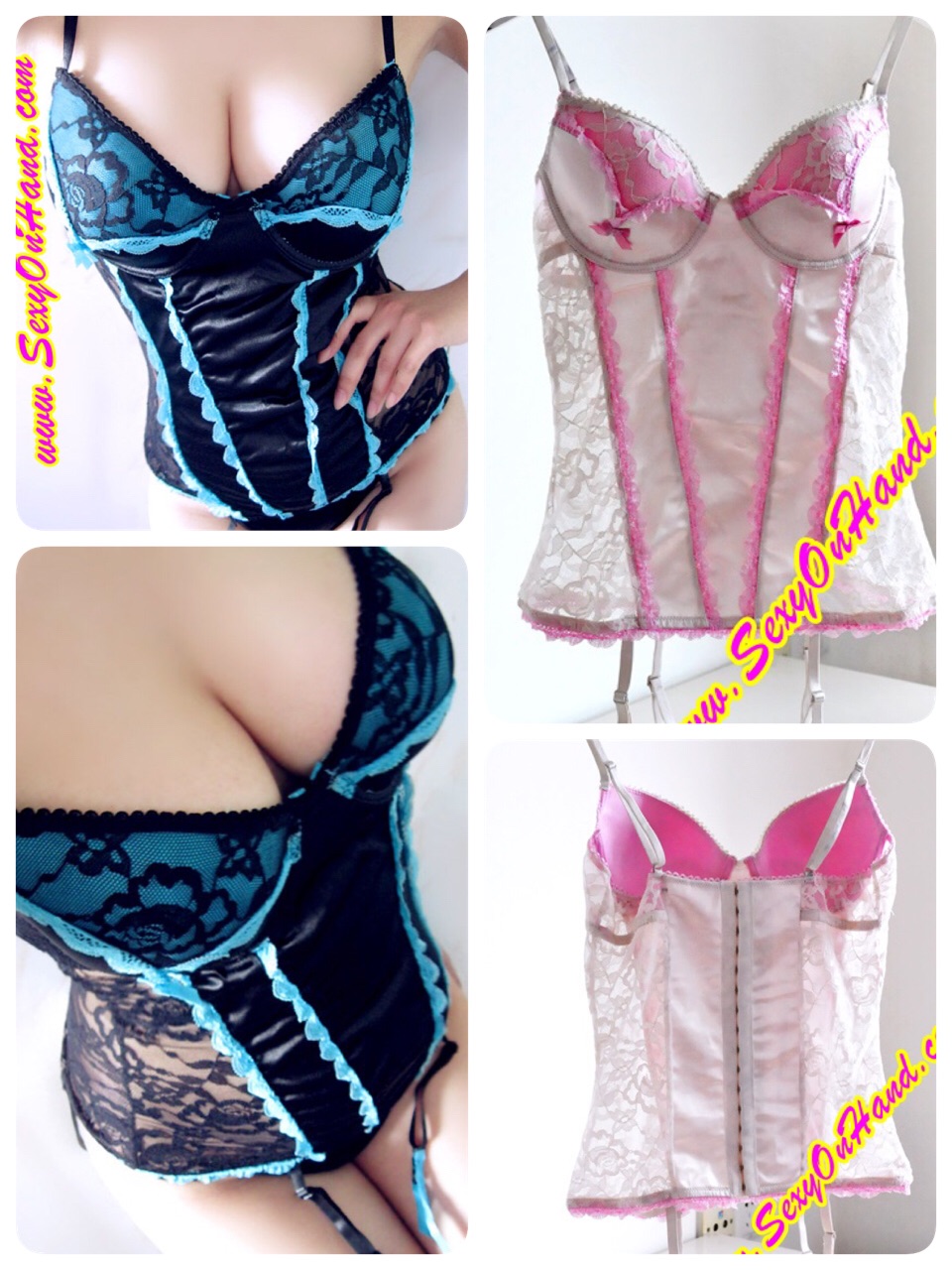 ชุดชั้นใน ชุดนอนสไตล์คอร์เซ็ต สีนูทชมพูอ่อน แต่งลูกไม้ขอบสีชมพุู งานเกรดPremium เนี้ยบหรู pattern เริ่ด สินค้าส่งออกยุโรปคะ A80/B75