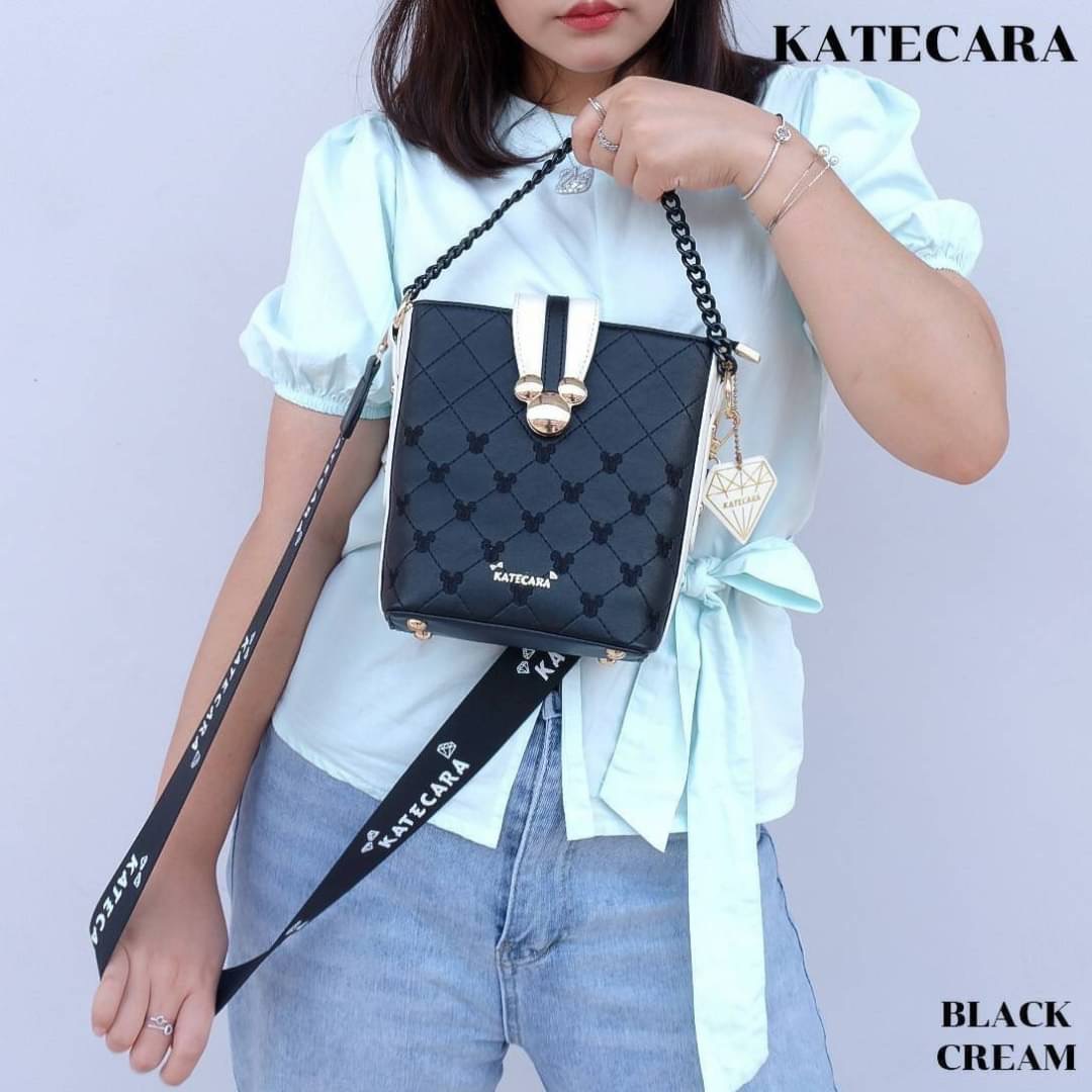 ว๊าวววๆๆ สวยมาก แบรนด์แท้ KATECARA ทรงถัง หน้ามิกกี้ มี2 สาย งานสวยมากๆ คะ