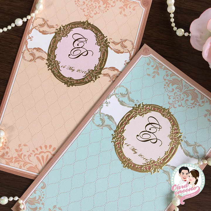 การ์ดแต่งงานวินเทจ