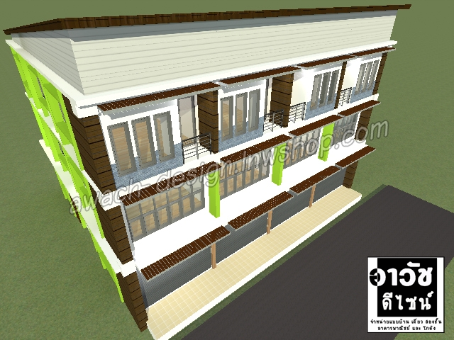 J304 อาคารพาณิชย์ 3 ชั้น 3 ห้องนอน 3 ห้องน้ำ