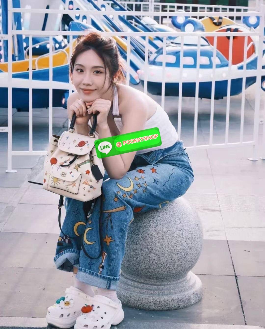 🌟NEW ARRIVAL LIMITED EDITION COACH X OBSERVED BY US RIYA BACKPACK IN COLORBLOCK((CK400)) 🛒พร้อมส่งที่ไทยก่อนใคร อาจจะไม่มีในช๊อปไทย มีแค่ ตปท.เท่านั้นค่าา! #ได้มาจำนวนจำกัด 📎กระเป๋าวสะพายหลังแบบมีหูหิ้ว หนังแท้อย่างดี หนังนิ่มละมุน