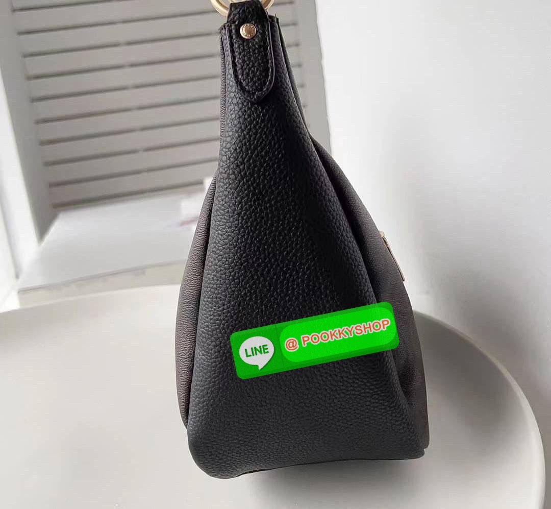 Coach C9190 Jules Hobo Shoulder Crossbody bag Refined pebble leather Inside zip and multifunction pockets Zip-top closure, fabric lining Detachable handle with 11" drop Outside zip pocket