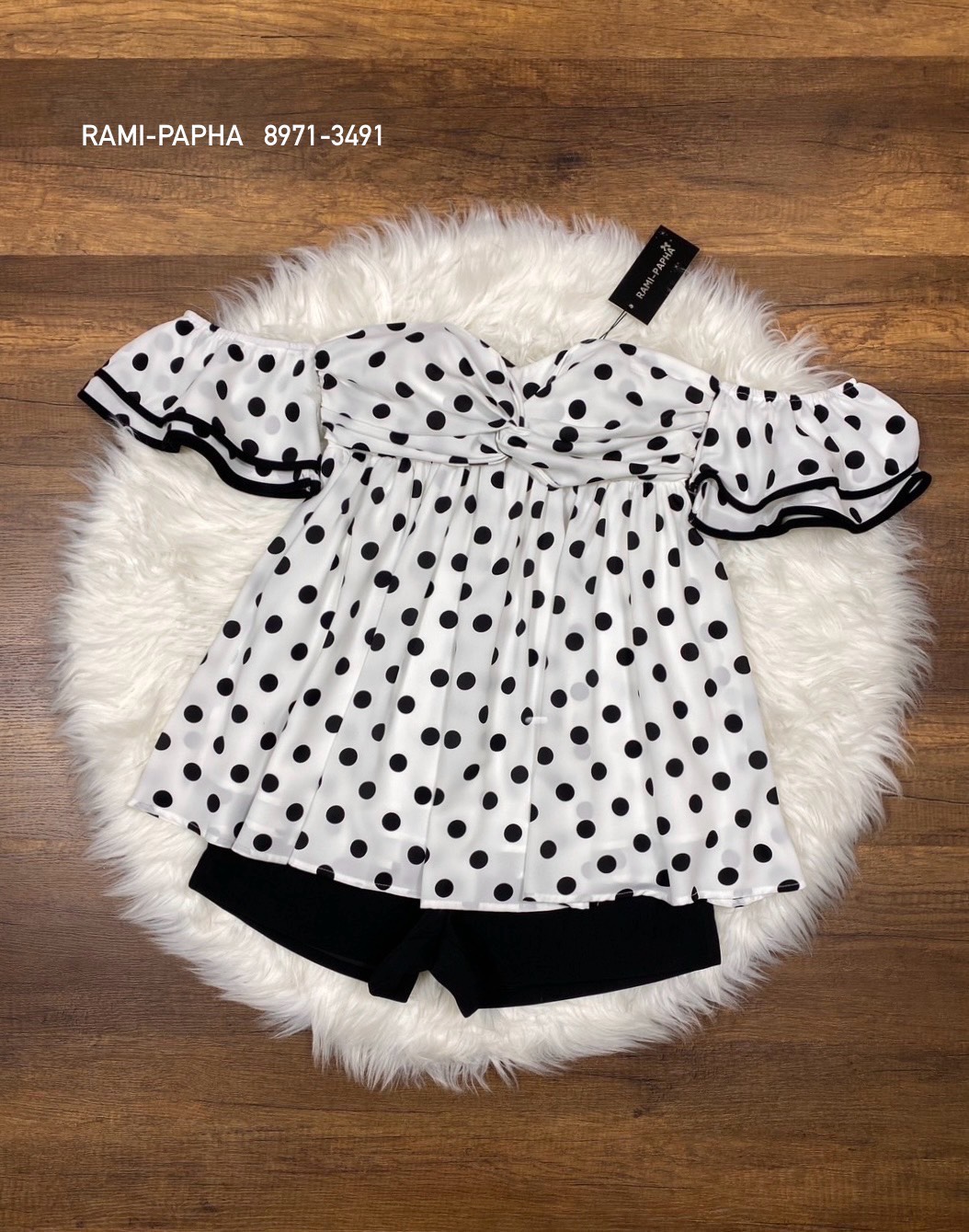 ชุดเซทแฟชั่น เสื้อลายจุดสวยแซ่บสไตล์ลูกคุณ สามารถปรับใส่ได้