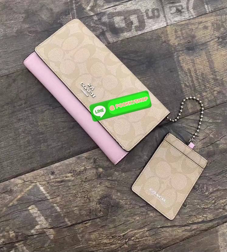 Coach TRIFOLD WALLET IN SIGNATURE (COACH F53763)