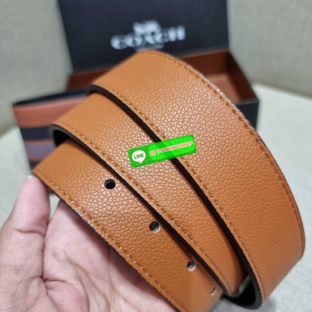 COACH F75399 COMPACT ID WALLET IN VARSITY LEATHER WITH BELT MIX GIFT BOX SET Set สุดคุ้ม!! ลิมิเต็ด!! สำหรับหนุ่มๆ ที่จับคู่เซ็ทกระเป๋าสตางค์รุ่นยอดฮิต และเข็มขัดหนัง pepble มาใน package Coach gift box คุ้มค่ามากๆ กระเป๋าสตางค์หนังวัว สวย นิ่มไปอีก ยังไม่