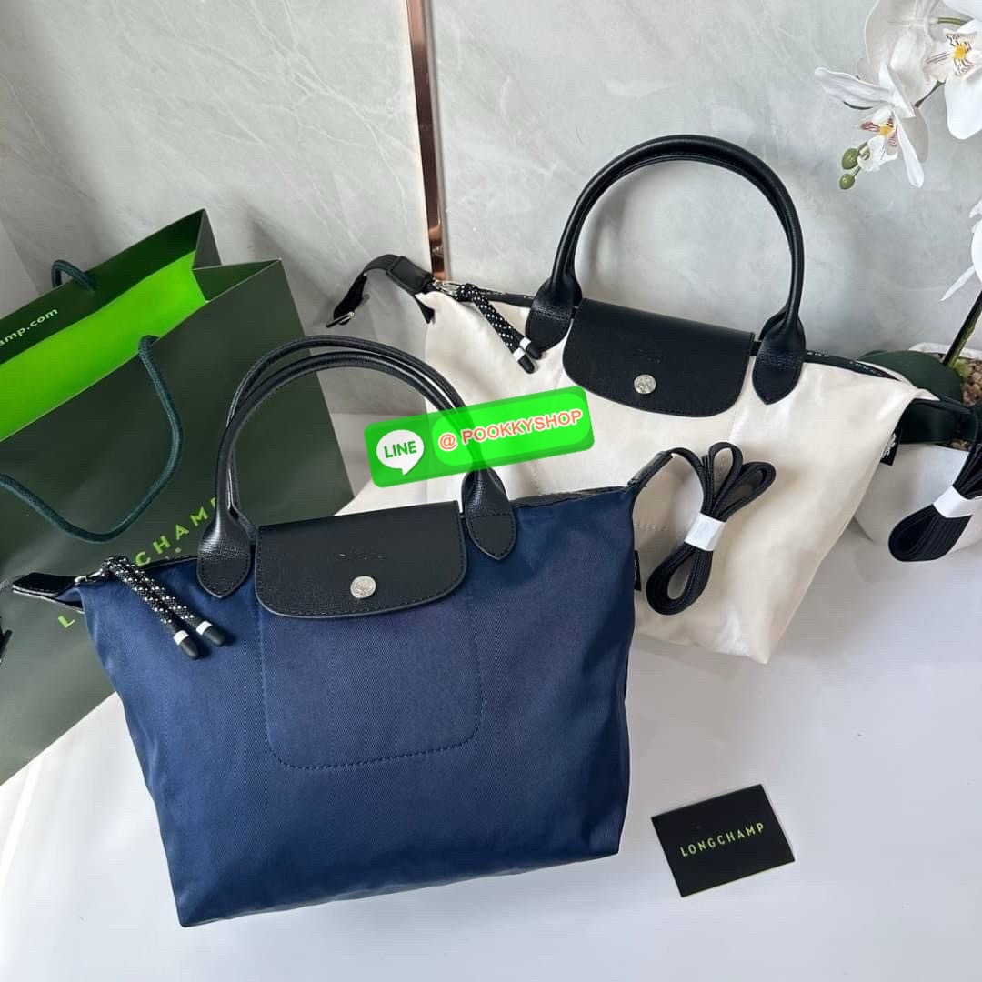 LONGCHAMP LE PLIAGE ENERGY MEDIUM HANDBAG 🔖กระเป๋าสะพายไหล่/ถือ คอลเลคชั่นใหม่สไตล์เรียบหรู ขนาดกลางจุของได้เยอะ