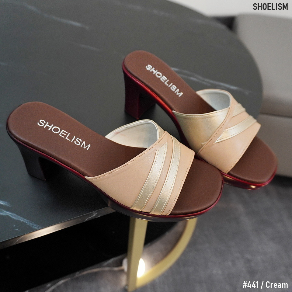 คอลใหม่มากันรัวๆ รองเท้าส้นสูง สไตล์คลาสสิค สวมใส่ง่าย น้ำหนักเบาเดินสบาย มีให้เลือกถึง 4 สี น่าโดนทุกสีเลยค่า!!