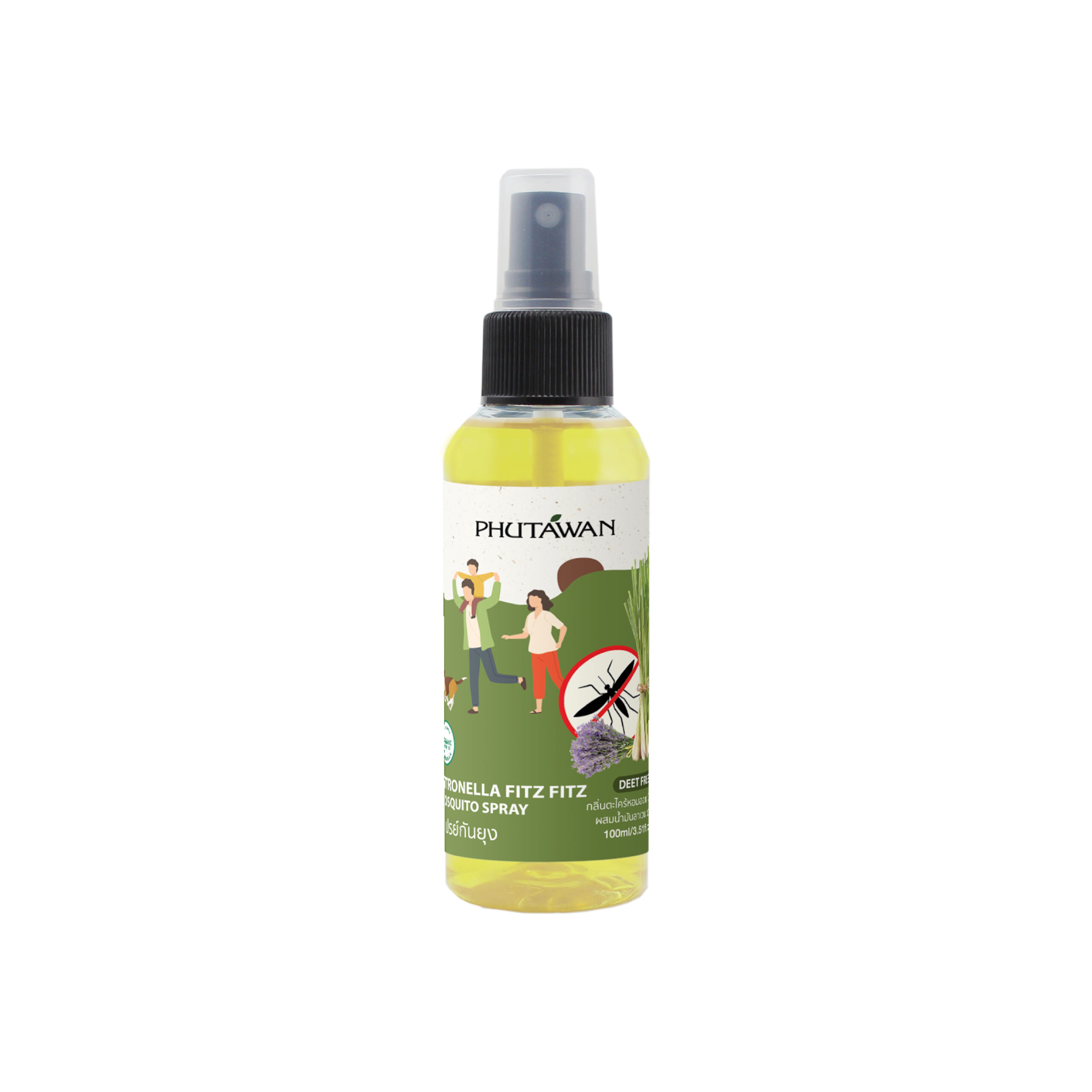 สเปรย์กันยุงกลิ่นตะไคร้ผสมลาเวนเดอร์ ** ร้านค้านิยมซื้อไปขาย** ขวด 100 ml