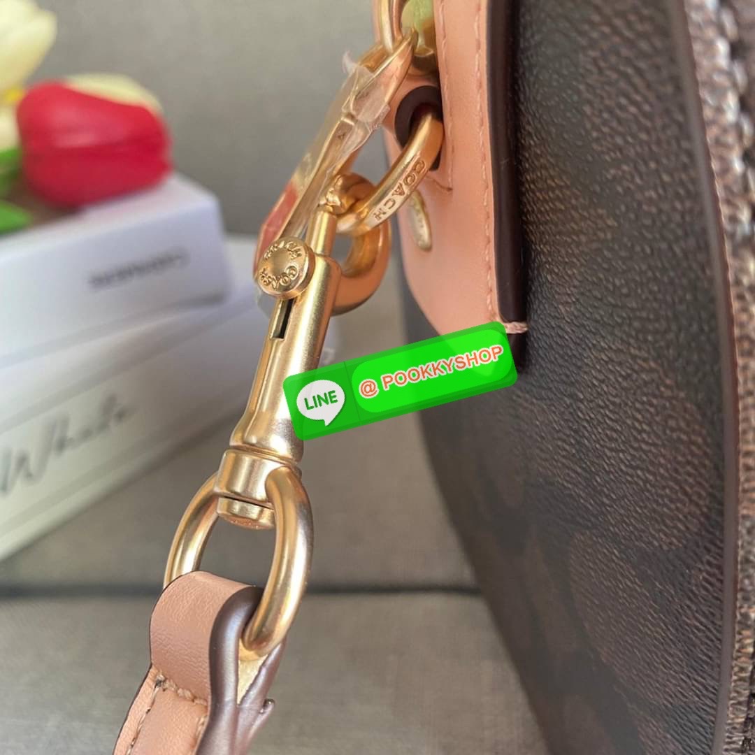 COACH ROWAN SATCHEL IN SIGNATURE CANVAS (COACH F83607) เป็นอีกรุ่นมาแรงสุดๆ ร้อนแรงไม่เบา โดดเด่นอย่างลงตัวกับรุ่นนี้ หมอน 10" รุ่นมีช่องซิปด้านหน้า สามารถแยกเก็บของสำคัญๆได้อย่างเป็นสัดส่วน สำหรับใครที่ชอบกระเป๋าที่จุของได้เยอะๆ รุ่นนี้ตอบโจทย์ได้เล