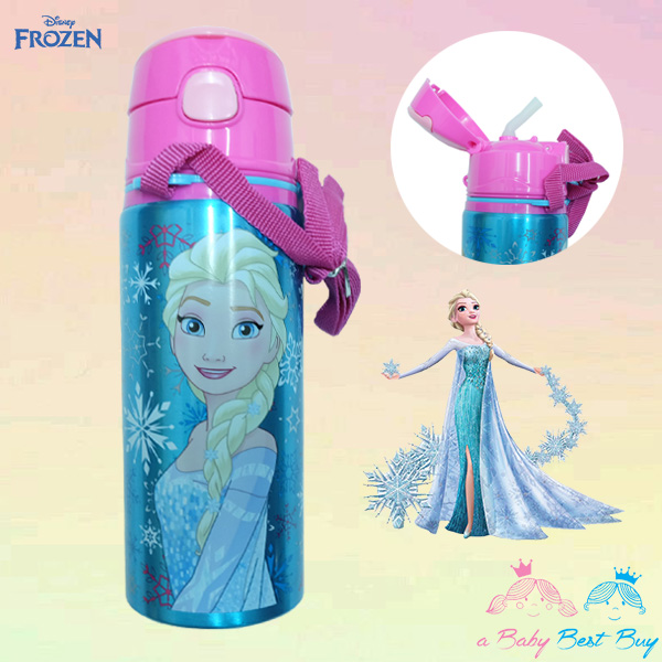 ฮ Frozen กระติกน้ำลาย เจ้าหญิงอันนา เจ้หญิงเอลซ่า ขนาด 500 ML.สุดน่ารัก