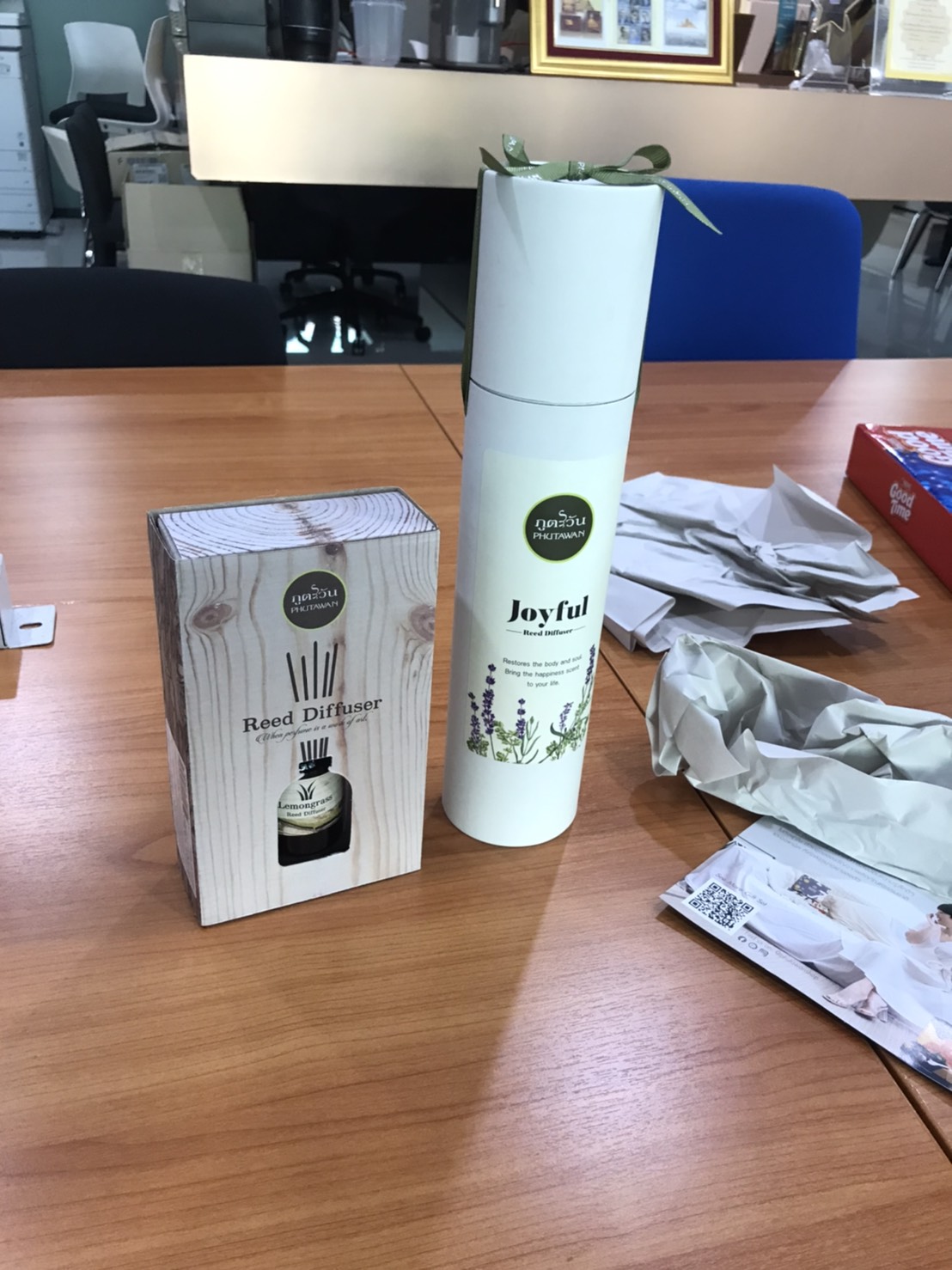 ก้านไม้หอมพรีเมี่ยม blissful น้ำมันตะไตร้ เปบเปอร์มินต์