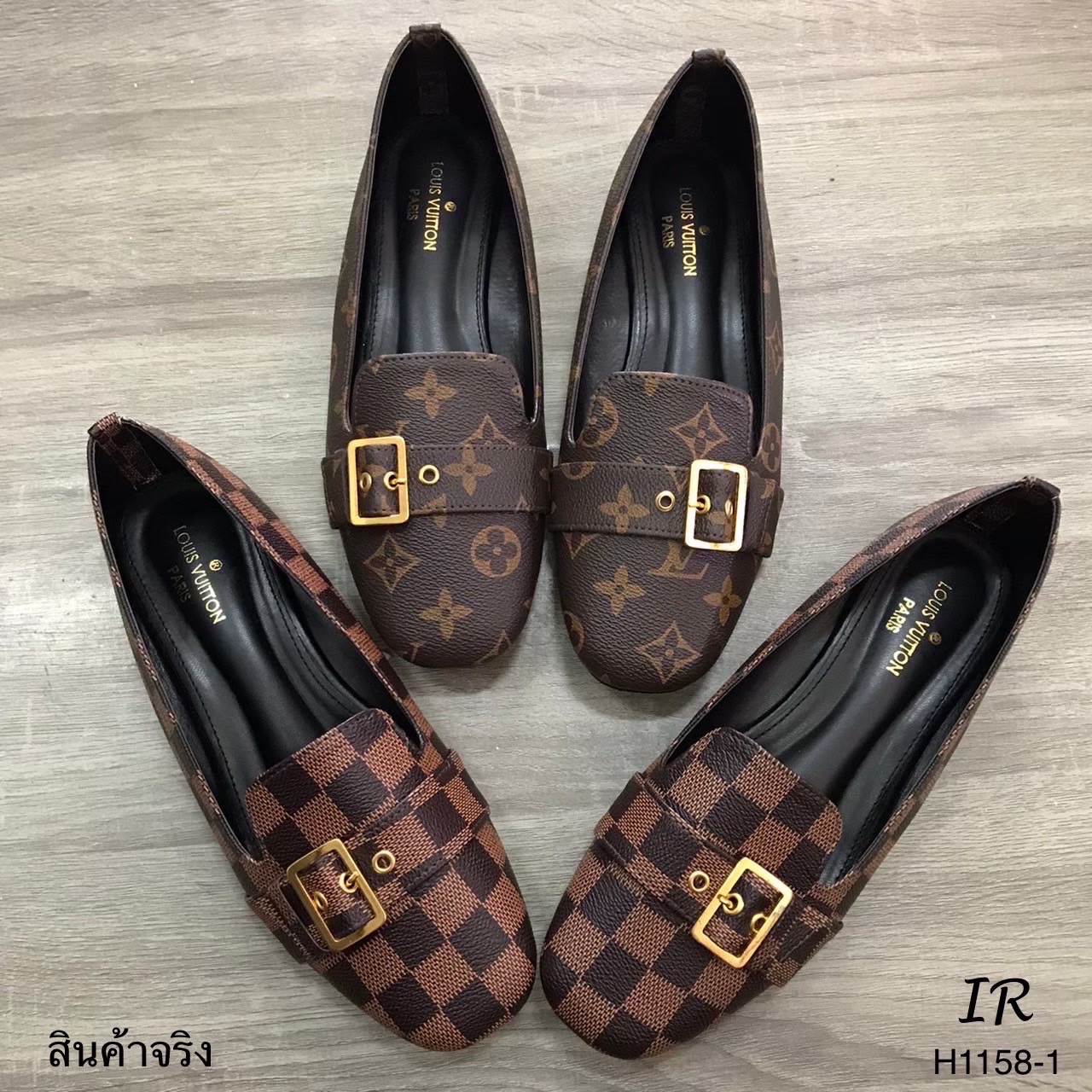 รีพีทแบบขายดี!!! พร้อมส่ง !!! LV คัทชูแต่งอะไหล่ หนังสวยมากกกก พื้นกันลื่น อย่างดี ปั้มแบรนด์งานดี มากค่ะ ถ้าเทียบ คุณภาพ ถือว่าเกินเบอร์เลยค่า