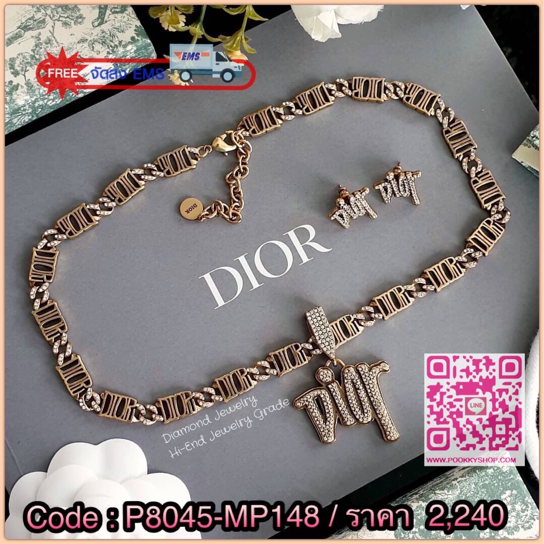 Super Hi-End Quality !!!! ((งาน 1:1 เหมือนในช็อปมากที่สุดในท้องตลาด)) Christian Dior Accessories งาน 1:1 เหมือนของแท้เป๊ะๆค่ะ รับรองงานสวยมากกกกก ดูหรู ดูผู้ดีสุดๆ งานดี คุณภาพดีมากๆมากๆคะรับประกันความพอใจเลยค่ะ ตัวเรือนสีทองตามรูป ไฮโซมากค่ะ คอนเฟิม !!!!