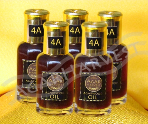 AgarHarvest ไม้หอม อโรมา ไม้หอมมงคล ปรับอากาศ น้ำมันกฤษณา แท้ Agarwood Oil (Excellence Grade 4A หอม Premium) 1 ขวด 60 cc.