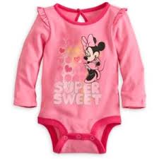 Minnie mouse disney cuddly bodysuit for baby(size 0-3 M) (พร้อมส่ง)