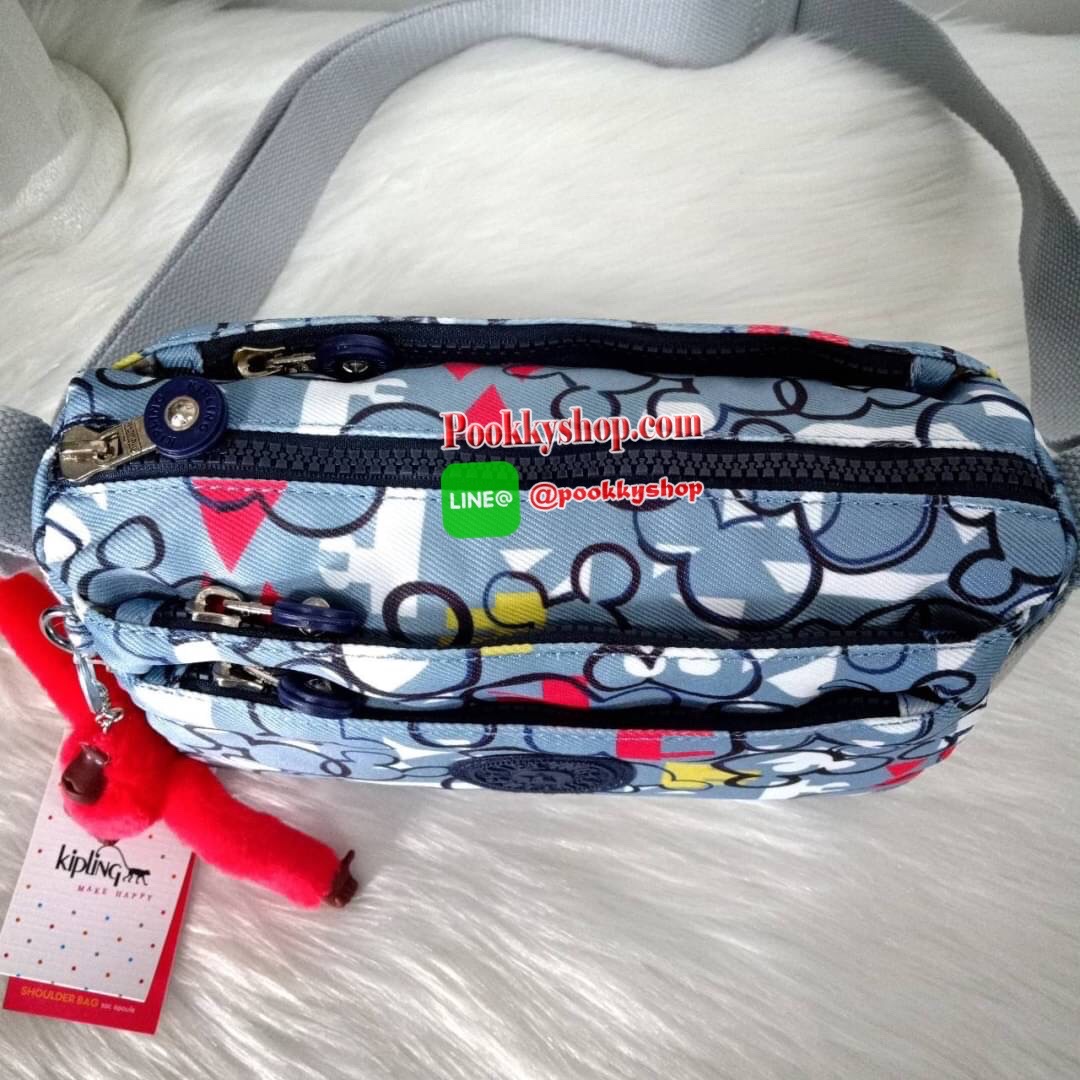 KIPLING Mini Crossbodybag กระเป๋าสะพายข้างขนาดกะทัดรัด ผลิตจากวัสดุ Nylon+ Polyester100% มีช่องใช้งานแยกย่อยมากถึง 4 ช่อง -ด้านหน้ามีช่องซิป 2 ช่อง -ช่องหลักโล่ง กว้าง จุของใช้ได้เยอะ -ด้านหลังมีช่องซิปอีก 1 ช่อง มาพร้อมพวงกุญเเจลิง สายสะพายยาวสามารถปรับไ