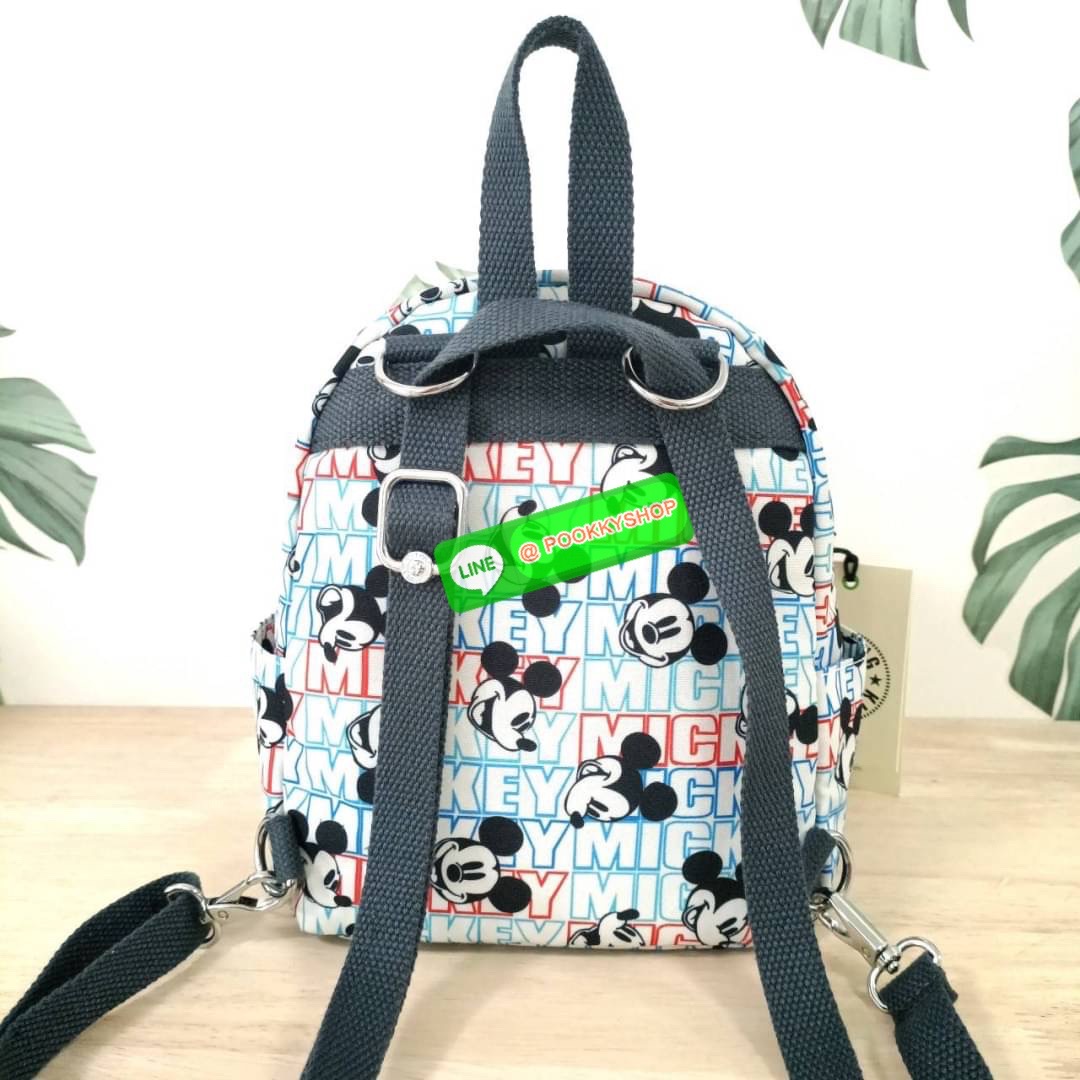 KIPLING Basic Mini Backpack กระเป๋าเป้ใบเล็กกระทัดรัด ขนาดมินิ วัสดุ Nylon + ซับใน Polyester มีหูหิ้ว สามารถสะพายข้าง หรือ สะพายหลังได้ -ช่องซิปหน้า -ด้านข้างมีช่องของเล็กน้อย หรือ ใส่ขวดน้ำใบเล็กทั้ง 2 ด้าน -ซิปหลัก โล่งกว้าง มีสายคล้องพวงกุญแจ พร้อมช่อง