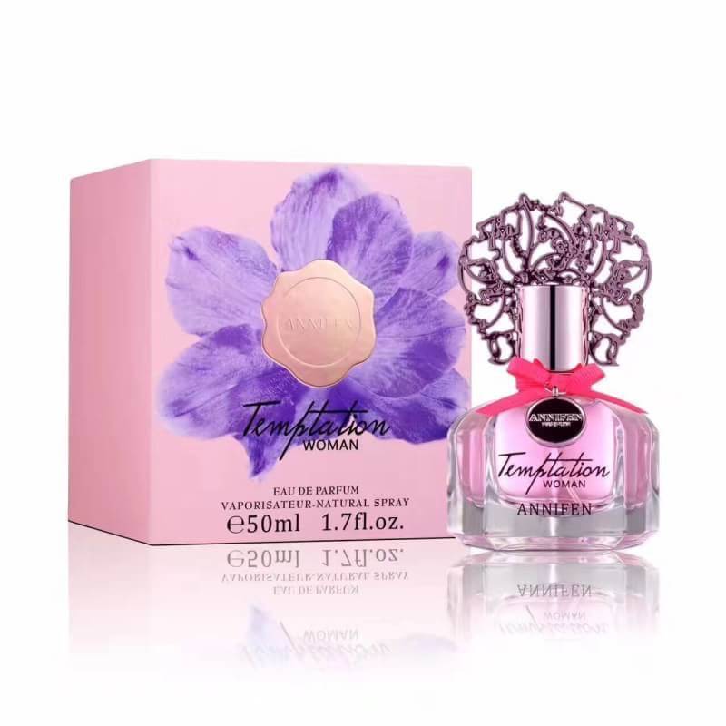 น้ำหอม Annifen Temptation EDP 50 ml. ( ดอกไม้ม่วง )