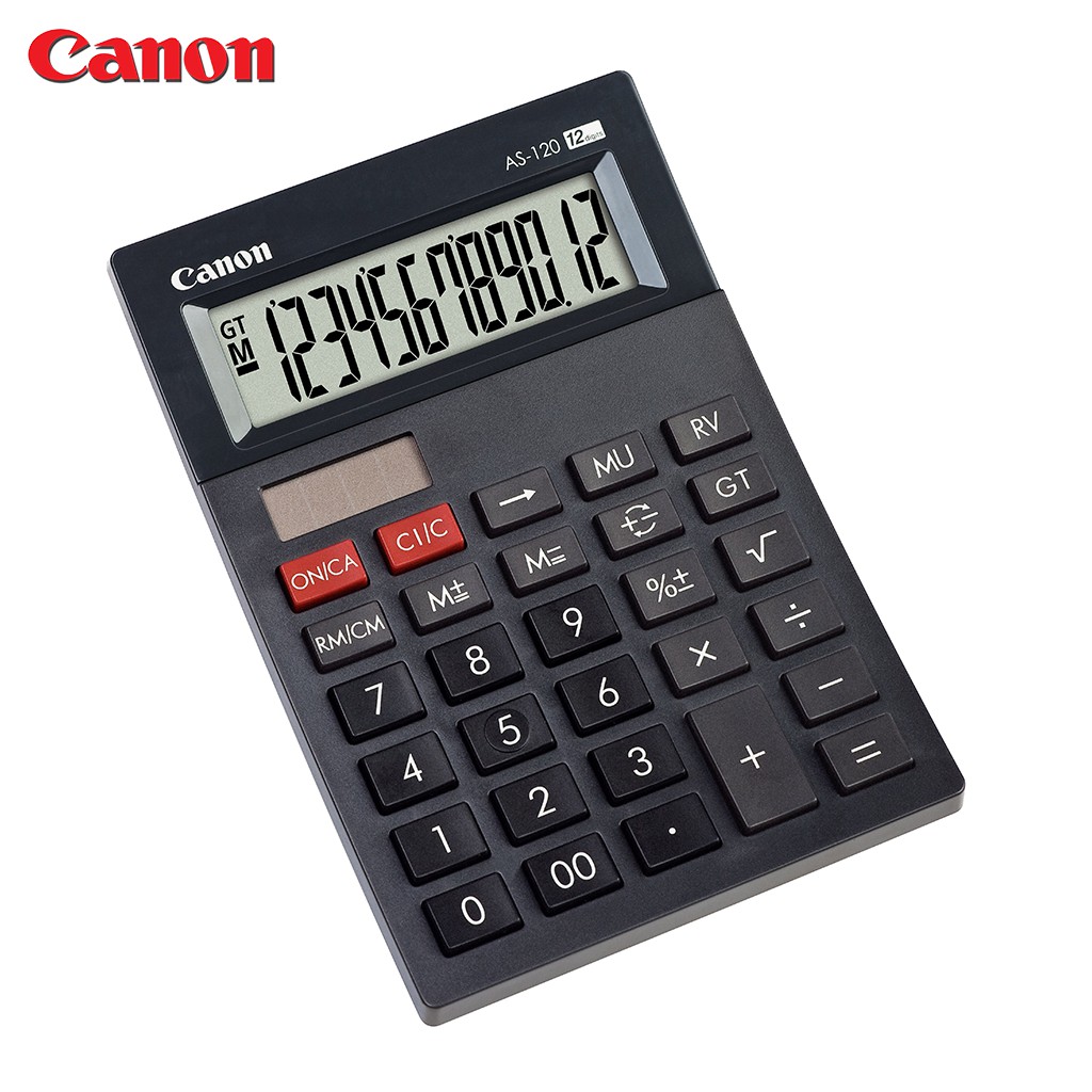 เครื่องคิดเลขตั้งโต๊ะ 12 หลัก Canon # AS-120