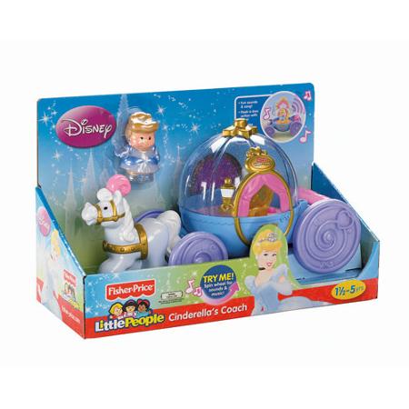 z Fisher Price Little People Disney Cinderella Coach