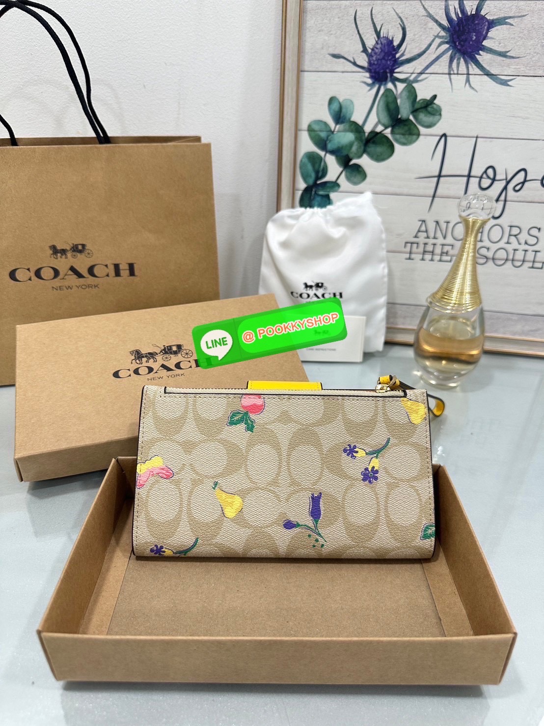 🍀Coach C2874 Tech Phone Wallet In Colorblock Signature 🍀 COLOR: signature canvas