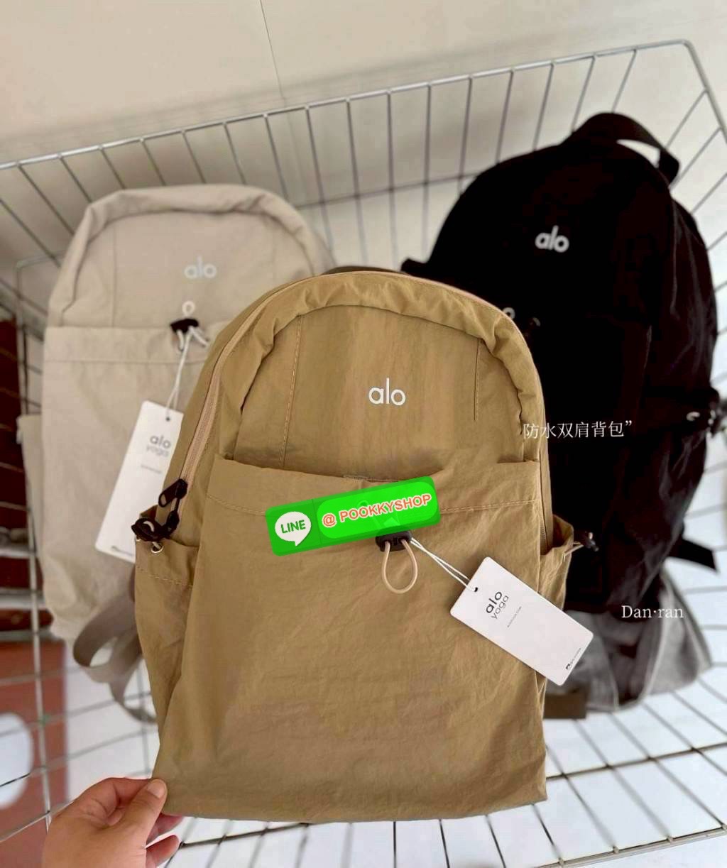 🩷กระเป๋าเป้ alo สะพายเท่ๆ 🩷 💕กำลังฮิต งานสวย เนื้อผ้าร่ม กันน้ำได้ 💕สะพายไปเดินป่า เข้าแคมป์ หรือใส่หนังสือได้หมด