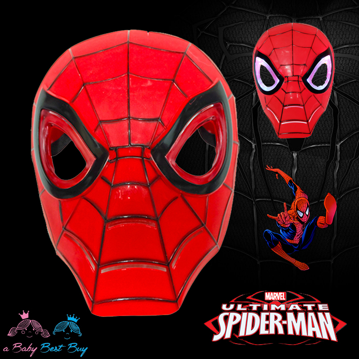อ " Mask Super Hero - Spiderman หน้ากากสไปเดอร์แมน มีไฟ ที่ตา
