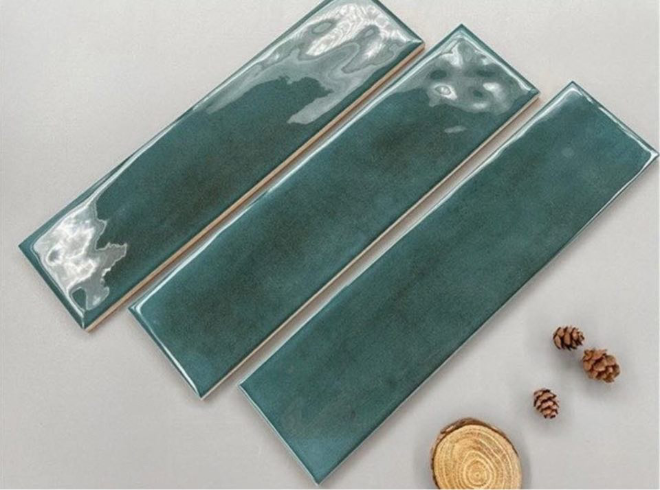 กระเบื้อง 3x12 นิ้ว รุ่น Gradient สีดีฟกรีน (Deep Green)
