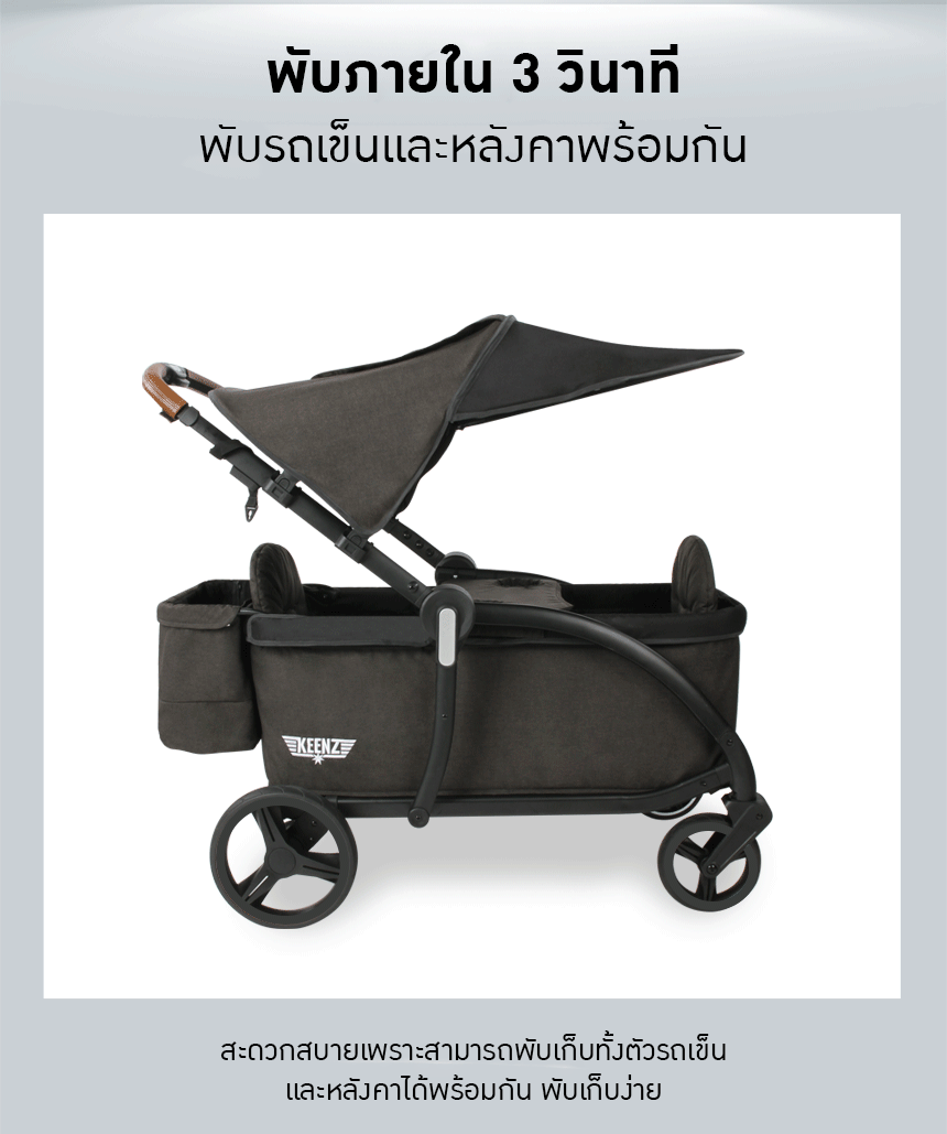 Keenz Class Wagon (รถเข็น 2 ที่นั่ง)