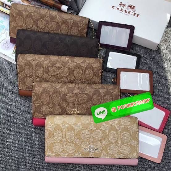 Coach TRIFOLD WALLET IN SIGNATURE (COACH F53763)