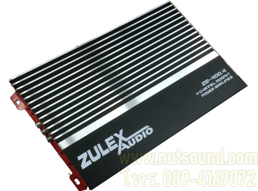 เพาเวอร์แอมป์รถยนต์ 4 CH 2000 W ยี้ห้อ ZULEX รุ่น ZR 400.4