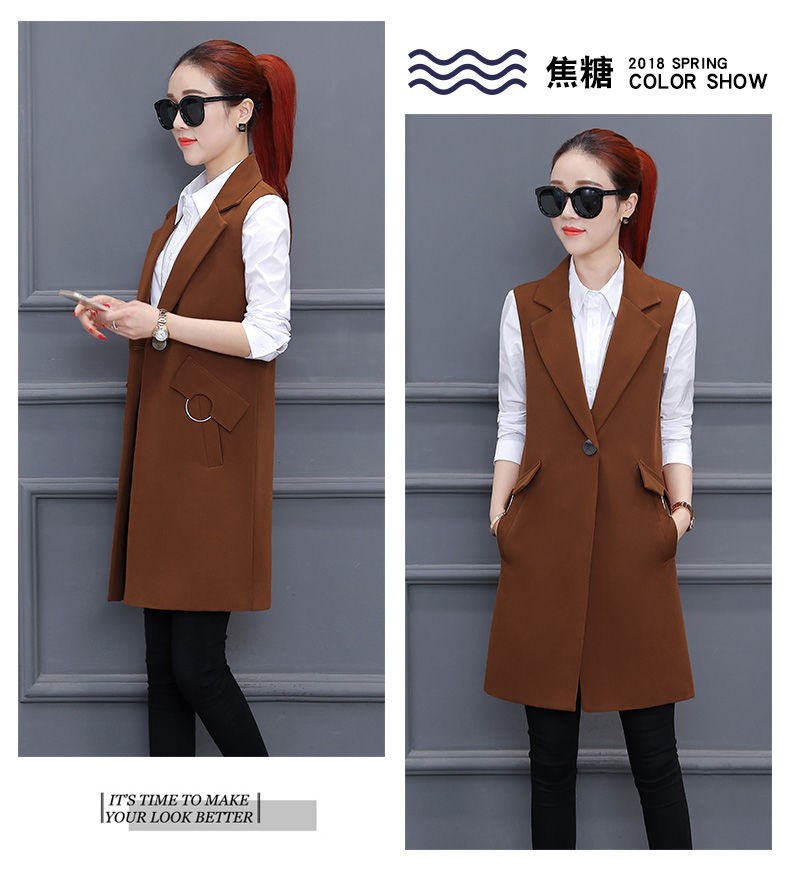 เสื้อสูทนำเข้า : เสื้อกั๊กสูทแฟชั่น เสื้อกั๊กแฟชั่น สีเขียว เสื้อสูทแขนกุด เนื้อผ้า Polyester งานสวย คุณภาพดี มีซับใน ใส่สบาย ทรงเนี๊ยบ งานสวยเหมือนแบบ 100 % ค่ะ คอปก ติดกระดุมเม็ดเก๋ รูปทรงสุดหรู ตัวยาวคลุมสะโพก ใส่ทำงานได้ หรือ ใส่เที่ยวก็เก๋ๆ มีกระเป๋า