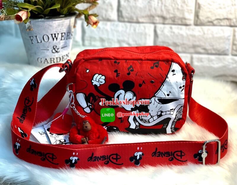 New arrival Kipling Mickey Plus Veni Crossbody Bag >>kipling factory oem HK ✔️1ในคอลเลคชั่น 90 ปี มิคกี้เม้าส์ ค่ะ ✔️พร้อมส่งที่ไทย ไม่ต้องรอพรี !! ✔️กระเป๋าสะพายครอสบอดี้ร์//สะพายข้าง ใบขนาดกำลังดี น่าใช้มากๆค่ะ ✔️แต่ละส