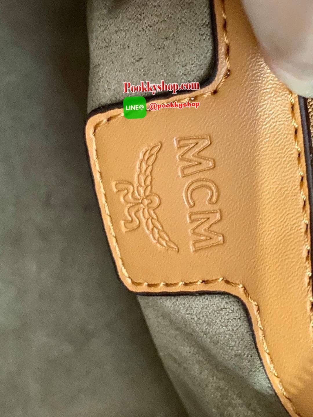 กระเป๋าทรงหมอนMCM หนังแกะแท้ทั้งใบค่ะ