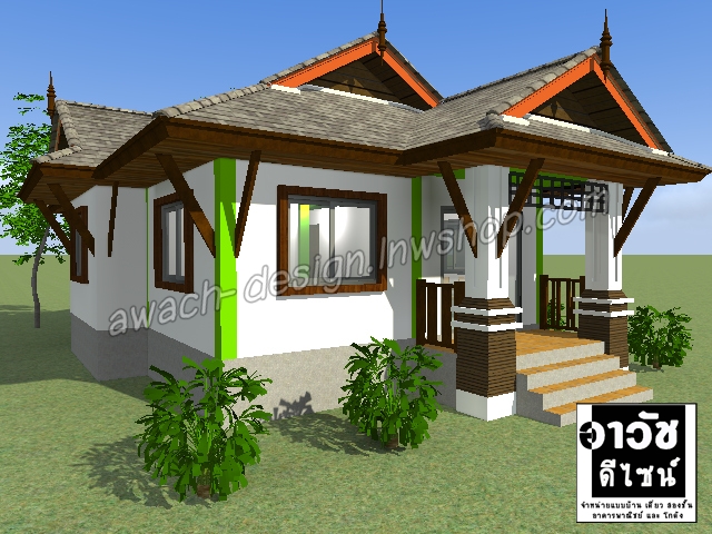 B101 แบบบ้านชั้นเดียว 2 ห้องนอน