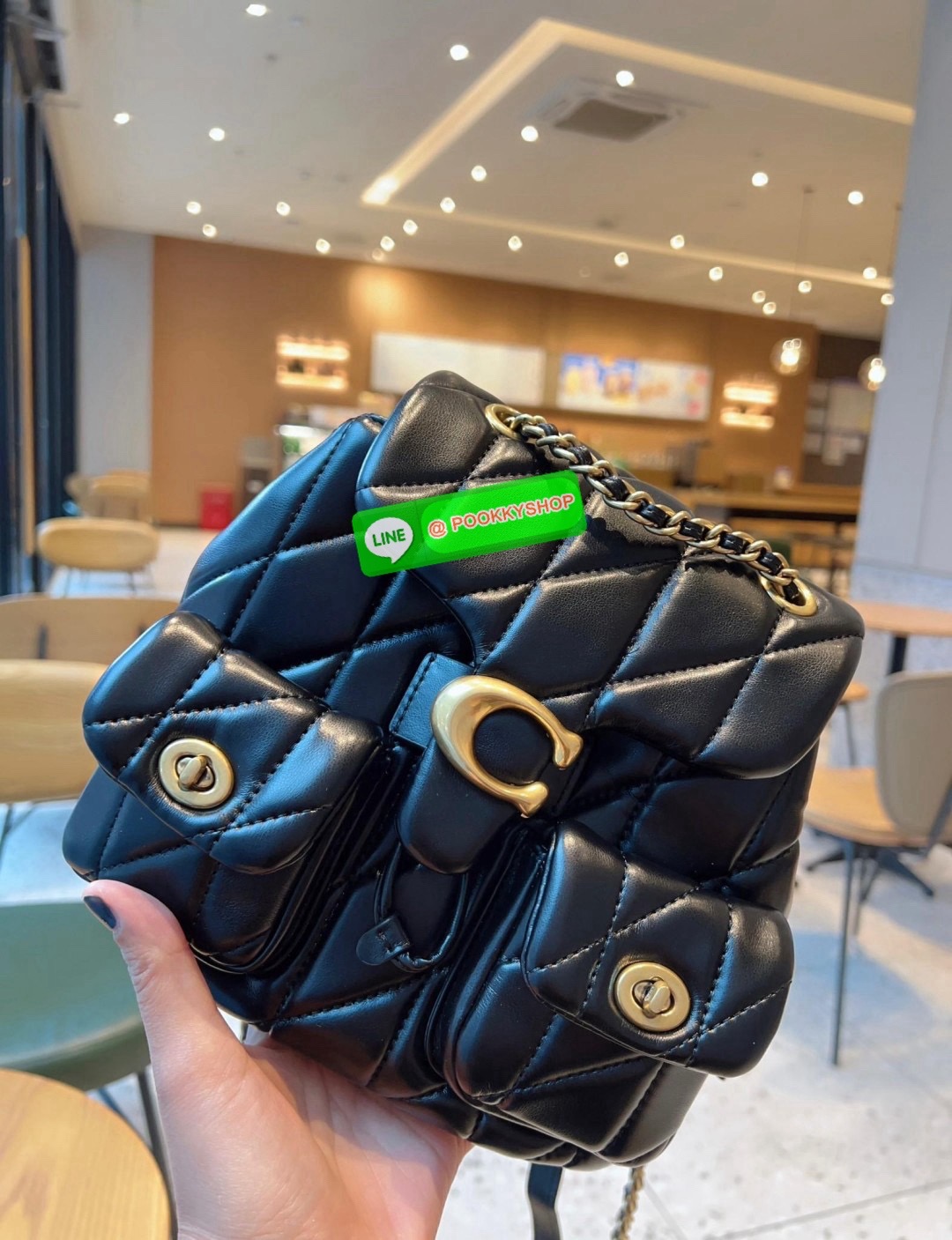 NEW ARRIVAL! สวยเกินห้ามใจ หนังนิ่มฟูสุดๆไปเลยค่า COACH TABBY QUILING BACKPACK ((CU076)) 💌พร้อมส่ง! ใหม่ก่อนใคร กับกระเป๋าทรงที่ฮิตเกินต้าน หนังแท้อย่างดี หนังนิ่ม ฟู ลื่นเงาแววสวยมากๆ ตัดกับอะไหล่ทองแย่างลงตัว