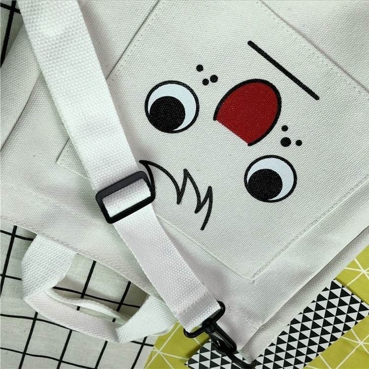 รุ่นใหม่ พร้อมส่ง!!!!!!!! Monna bag น้องมอนน่า จมูกแดงโตๆ มีหน้าม้า มี4สีให้เลือกสดใสกันไปป ได้ทั้งถือและสะพายเลย ใส่ของได้เพียบ เน้นๆ