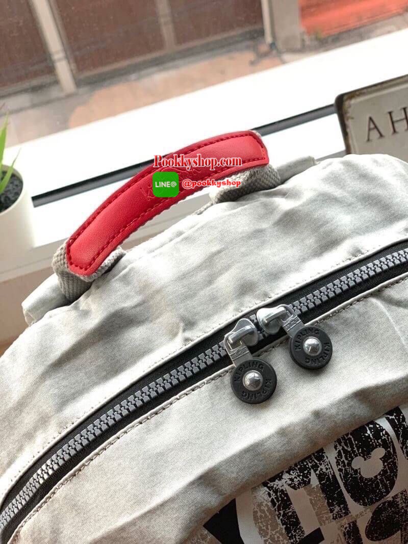 KIPLING D BRIGHT Medium Backpack in jersey fabric เป้สะพายหลัง รุ่นฉลองมิคกี้90ปี ลิมิเตท ใบใหญ่ วัสดุpolyester100% ใส่หนังสือหรือเอกสารต่างๆได้ หรือสัมภาระสำหรับท่องเที่ยว มีช่องใส่ขวดน้ำด้านข้าง สายสะพายปรับฟรีไซส์ สำหรับคนรักมิคกี้รุ่นนี้ห้ามพลาด!!!