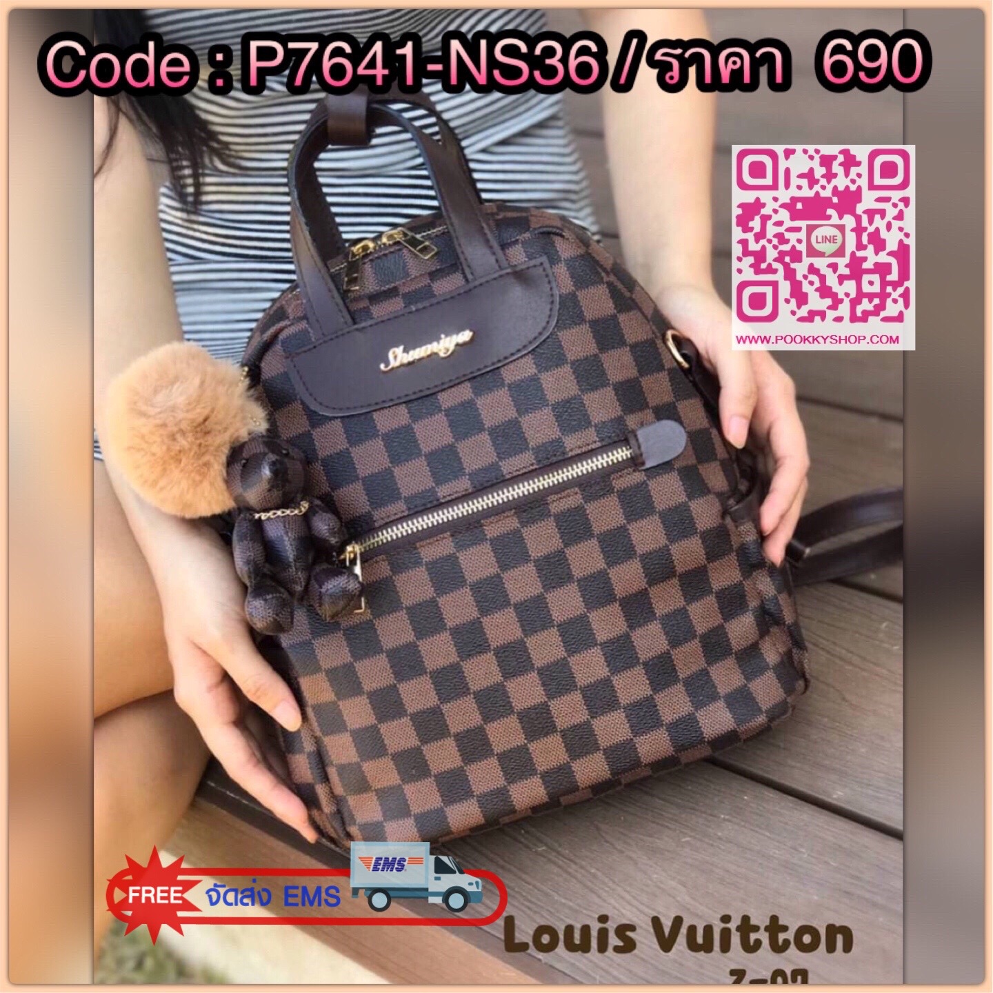 MS061 Be Bear Style My Fashion Bag New Arrival !! เลิฟสุดๆ กับ Shumiya เป้มาใหม่สุดน่ารัก ขนาดกระทัดรัด งาน 2in1 (เป้หลังได้ + สะพายข้างได้) หนัง PU หนา ทนทานต่อการใช้งาน ด้านหน้ามี 1 ช่องซิป ด้านข้างมีช่องใส่ของอเนกประสงค์ มาพร้อมสายสะพายยาว 1 เส้น แถมฟร