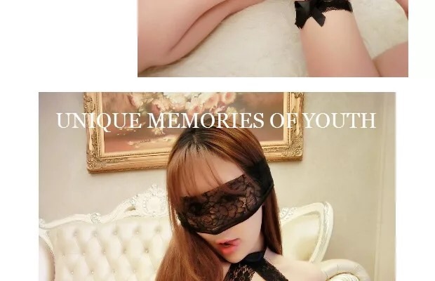 ชุดบิกินี่ Bikini ลูกไม้ซีทรู แถบลูกไม้ คล้องคอ สีดำ แต่งแหวกหน้าอก โชว์ความเซ็กซี่ร่องอก กางเกงแต่งสายแบบเว้าเป้า แบบสวยเอ๊ก เซ็กซี่ เปรี้ยวจี๊ดส์เข็ดฟันคะ