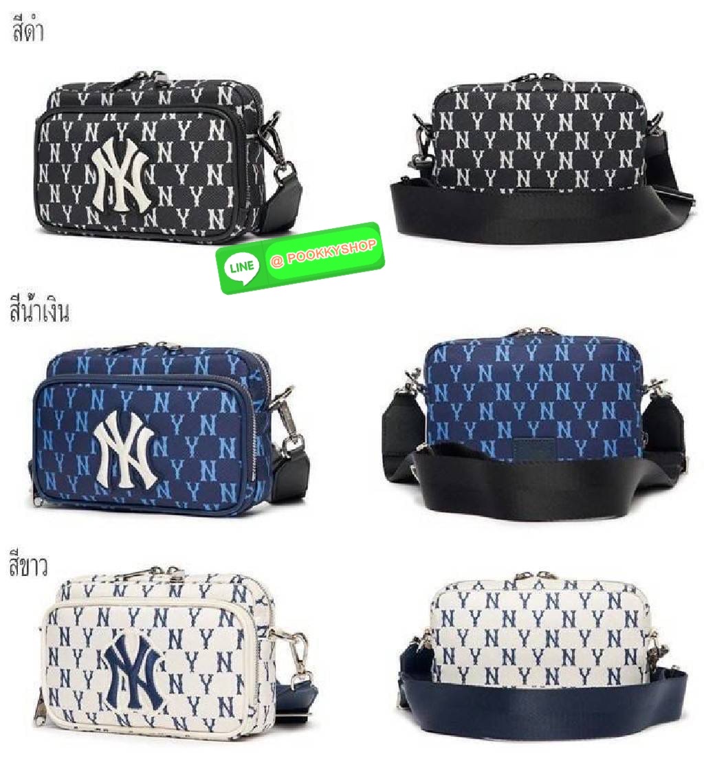 MLB สะพายข้าง สไตล์สะพายคาดอก มาพร้อมใบลูก 1 ใบ ใบใหญ่มี 2 ช่องใช้งาน สายสะพายสปอร์ตปรับระดับได้ ถอดออกได้ค่ะ อุปกรณ์ ป้าย แถมใบลูก