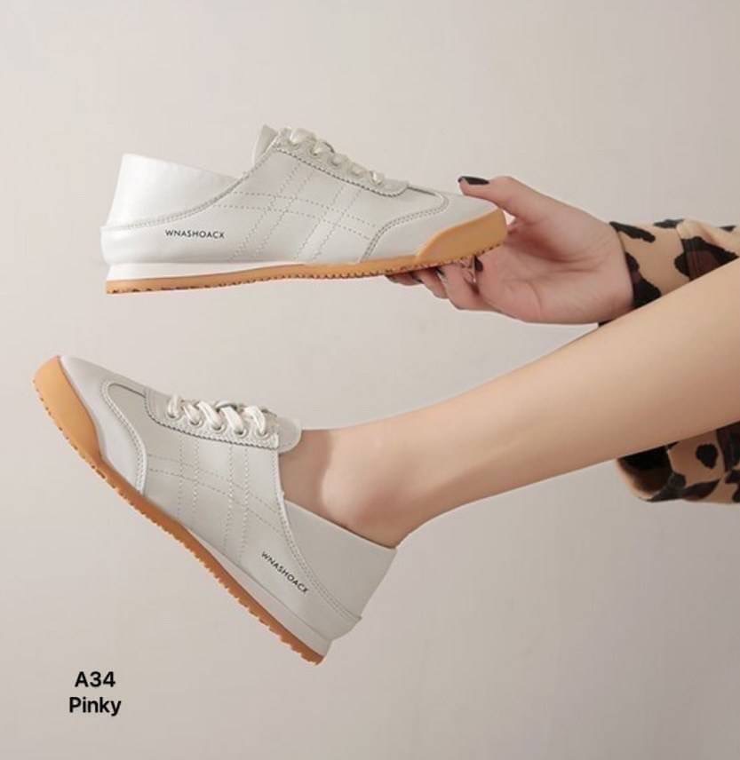 ผ้าใบ A34 งานเก๋ ไม่ซ้ำใคร ใส่สบาย งานนิ่ม สวย ใส่แบบเหยียบส้นได้ สวมง่าย ใส่เที่ยว วิ่ง เล่นกีฬา ได้หมด งานระดับไฮเอน ในราคาจับต้องได้จ้า