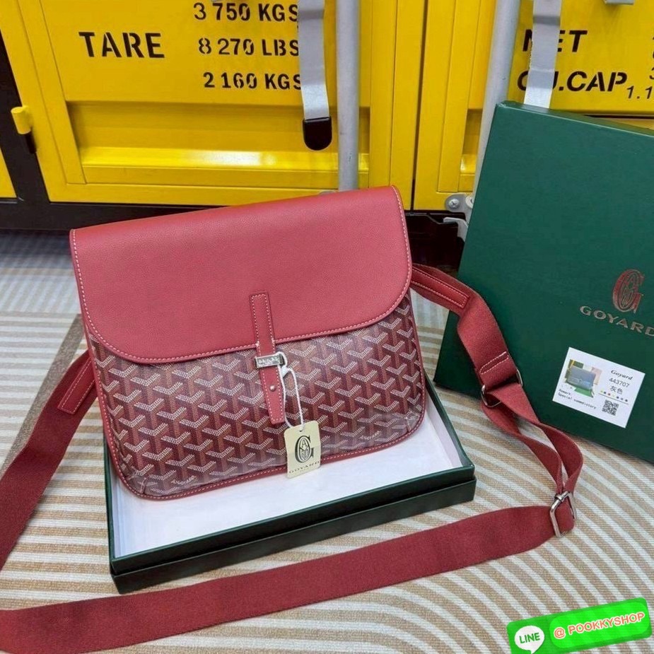 🕊️ พร้อมส่ง | Goyard Coursier Messenger bag กระเป๋าแมสเซ็นเจอร์ดีไซน์ใหม่ กะทัดรัดใช้งานได้อย่างคล่องตัว เหมาะมากสำหรับสายสปอร์ต ที่สุดของความหรูตอบโจทย์การใช้งาน ใบจริงสวยงามตามรูปค่ะ