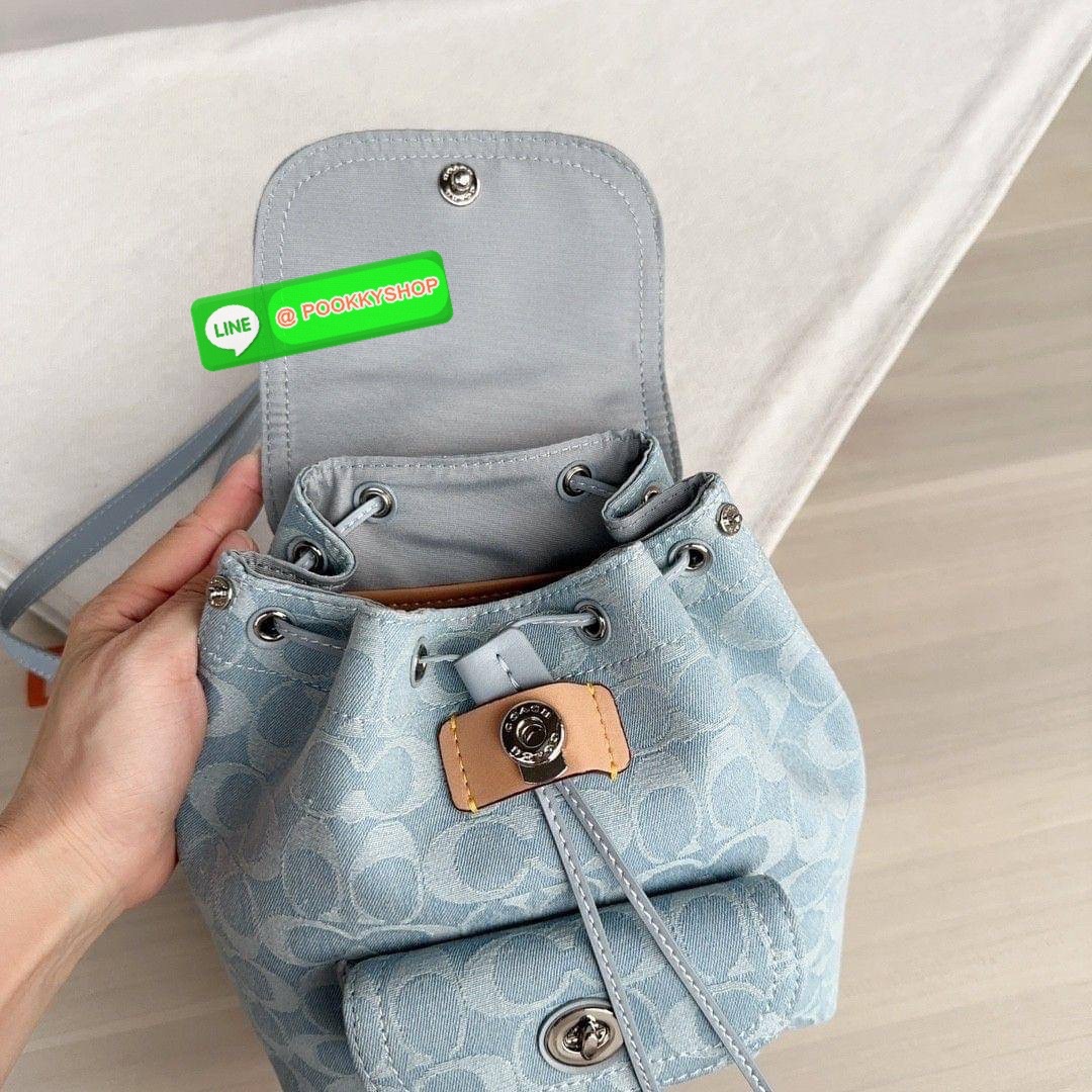 Coach Riya Backpack 21 Women Backpacks Shoulder Bag with Full Set of Coach Package