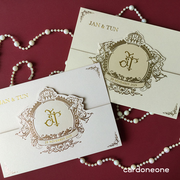 การ์ดแต่งงานคลาสสิค