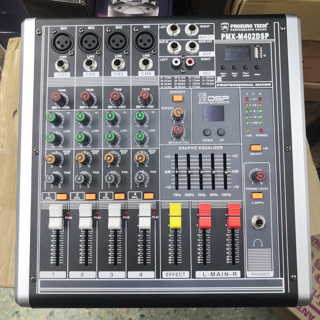 เพาเวอร์มิกซ์ เพาเวอร์มิกซ์เซอร์ ยี่ห้อ PROEURO TECH รุ่น PMX-M402DSP